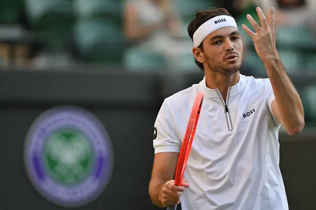 Taylor Fritz at Wimbledon