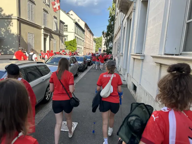 Swiss fans