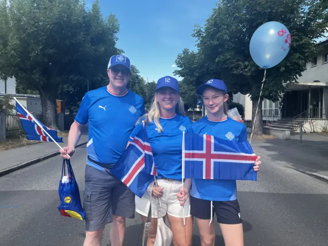 Iceland fans