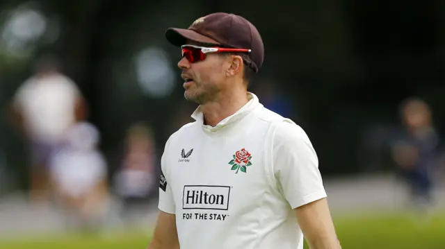 James Anderson in the field