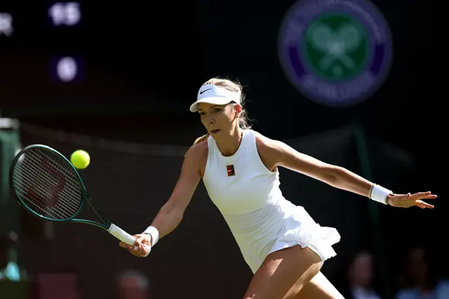 Katie Boulter at Wimbledon