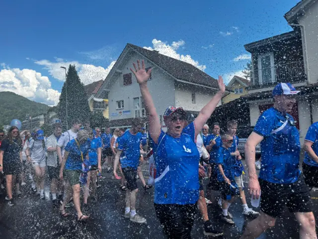 Iceland fans