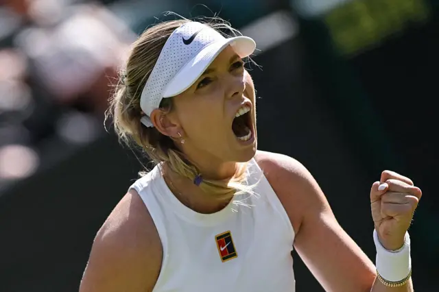 Katie Boulter at Wimbledon