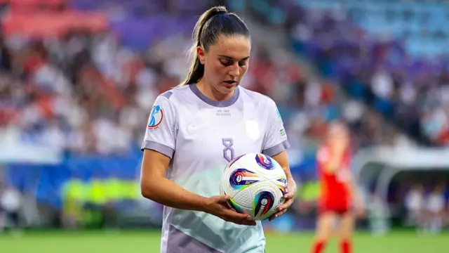 Vilde Boe Risa of Norway prior to the UEFA Women's EURO 2025 Group A match between Switzerland and Norway at St. Jakob-Park on July 2, 2025 in Basel, Switzerland.