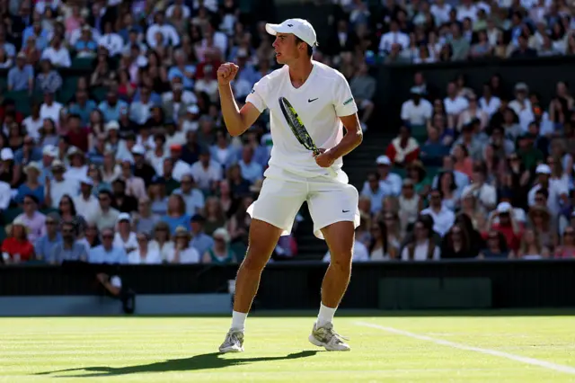 Oliver Tarvet at Wimbledon