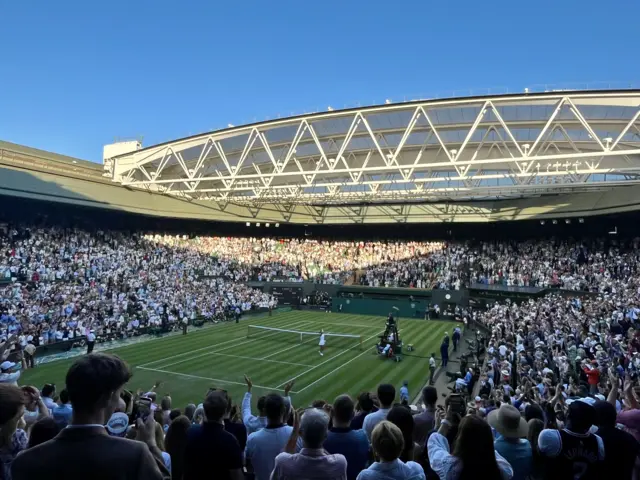 Emma Raducanu celebrates