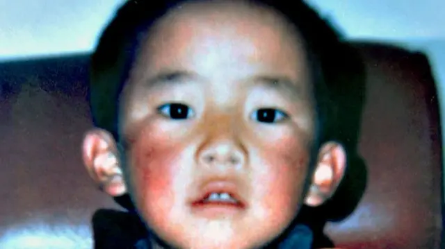 Photo of Gedhun Choekyi Nima as a six-year-old boy
