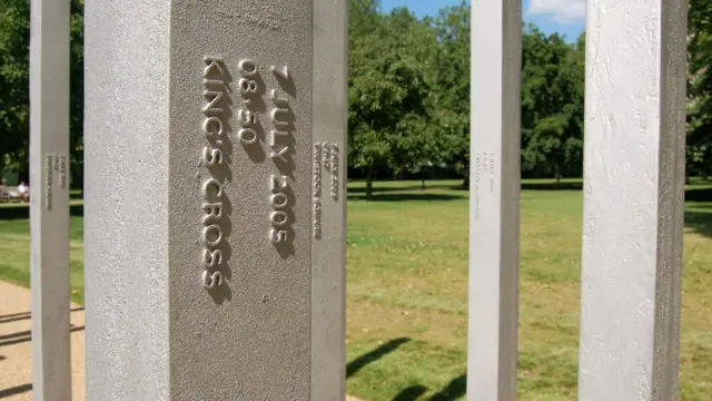 London bombings memorial in Hyde Park