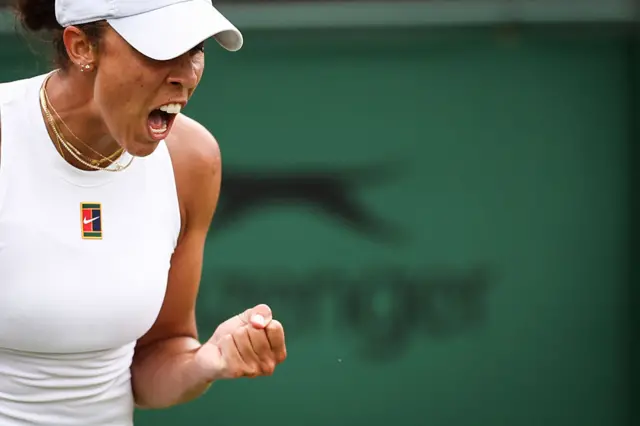 Madison Keys at Wimbledon