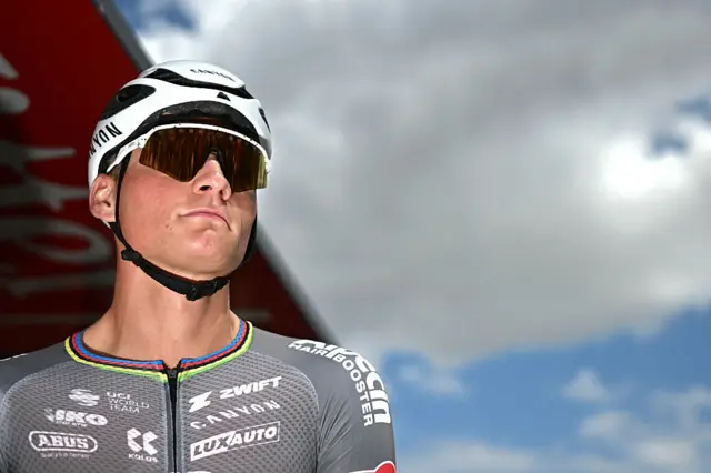 Mathieu van der Poel at Tour de France stage 15