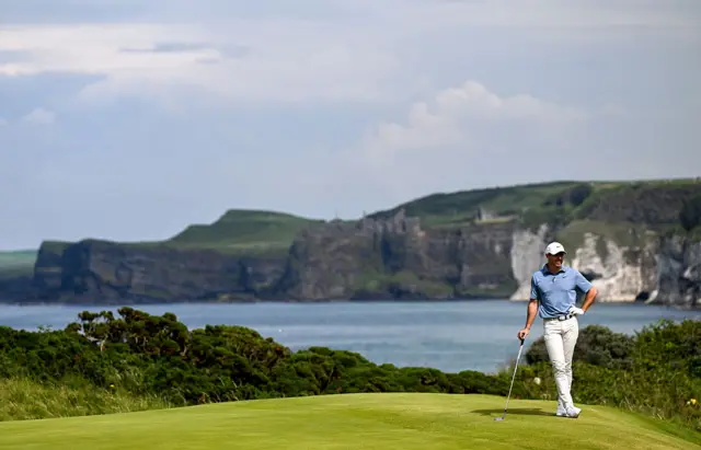 Rory McIlroy on day four of The Open, Portrush