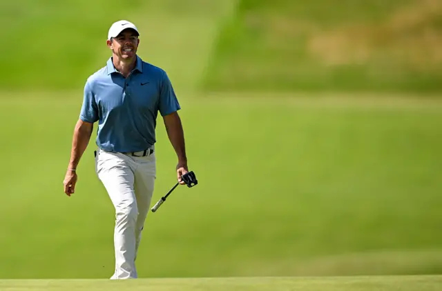 Rory McIlroy on day four of The Open, Portrush