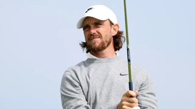 Tommy Fleetwood at The Open