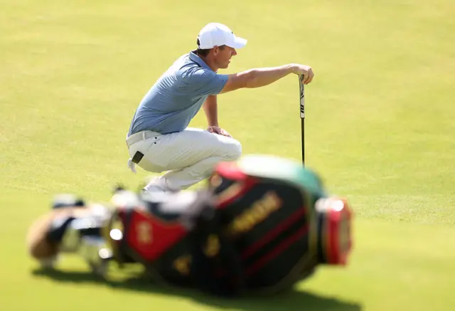 Rory McIlroy on day four of The Open, Portrush