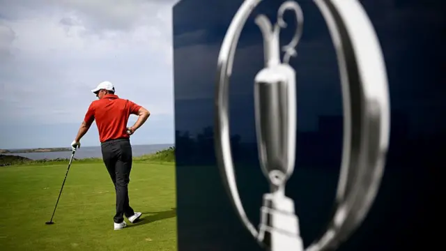 Rory McIlroy at the Open Championship