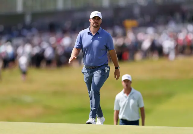 Chris Gotterup on day four of The Open at Portrush