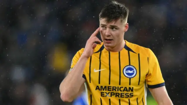 Brighton striker Evan Ferguson