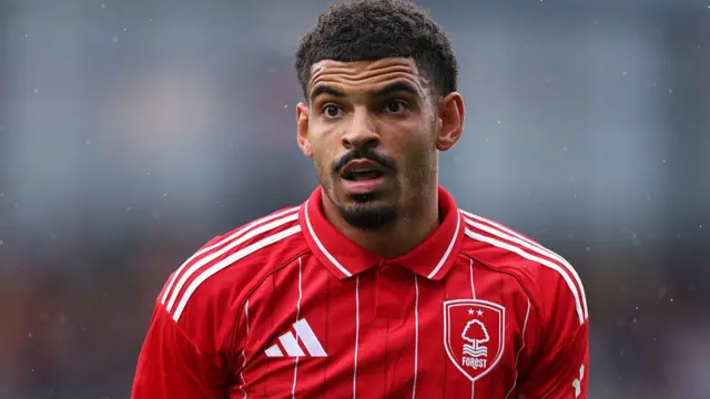Morgan Gibbs-White playing for Nottingham Forest