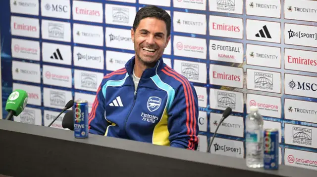 Arsenal manager Mikel Arteta