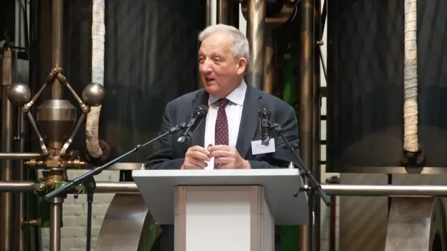 Jon Cunliffe giving a speech