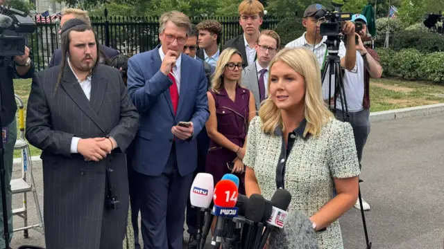 Karoline Leavitt at the White House
