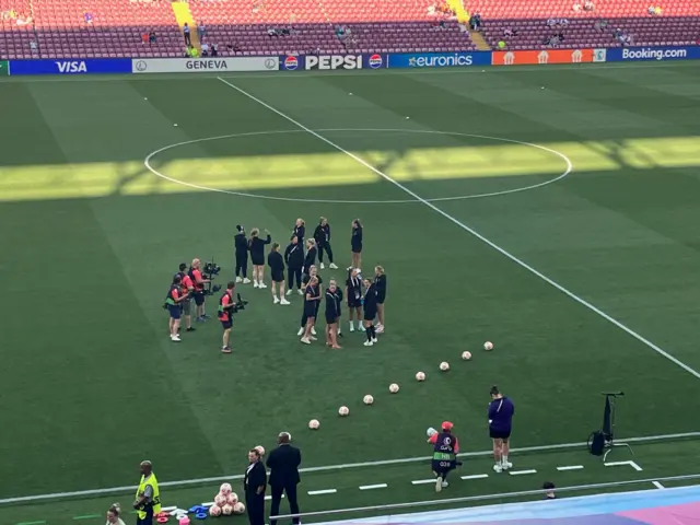 England team arrive at Geneva Stadium