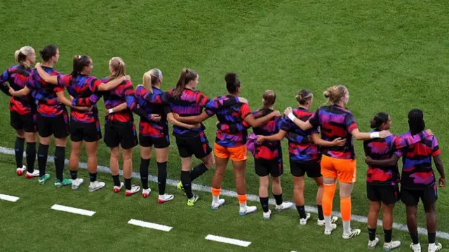 England substitutes at kick-off