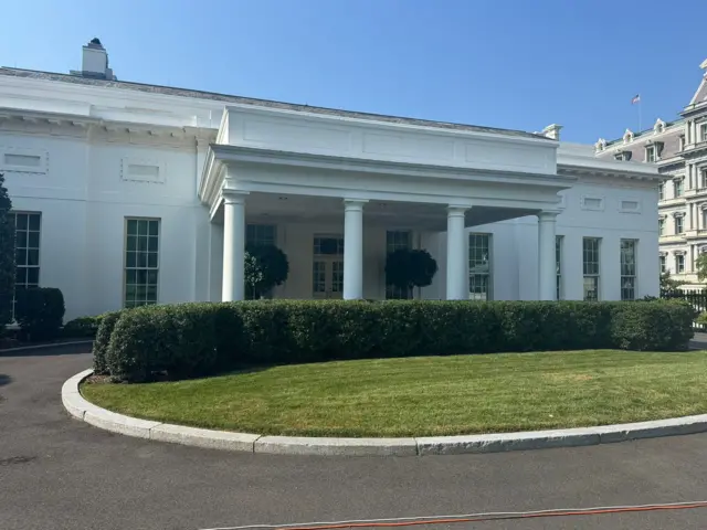 Exterior of the West Wing of the White House
