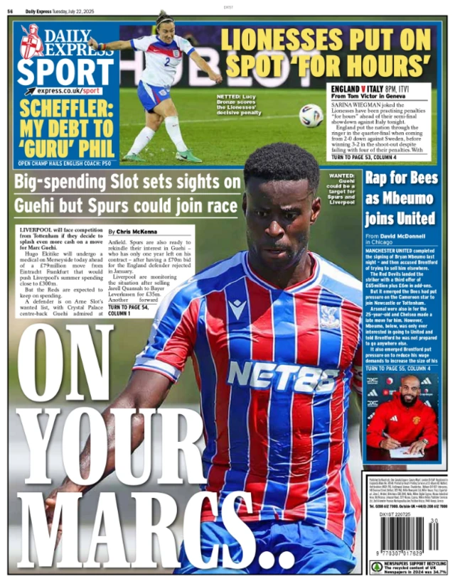 Express back page
