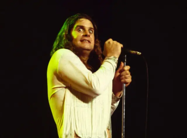 Osbourne performs in with Black Sabbath in August 1978