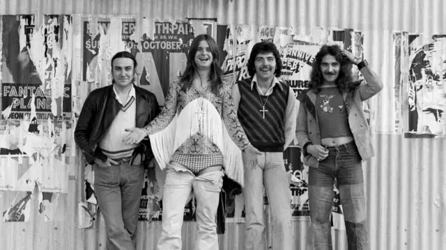Bill Ward, Ozzy Osbourne, Tony Iommi, and Geezer Butler