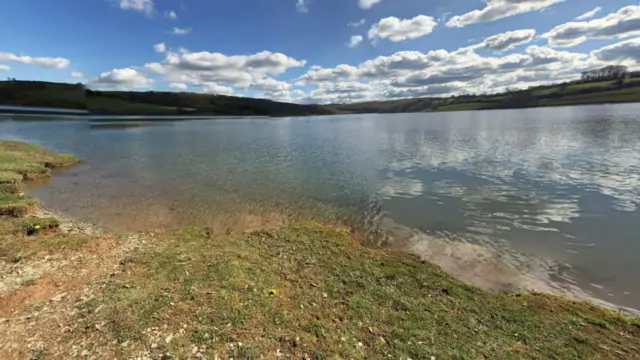 Wimbleball reservoir in Somerset
