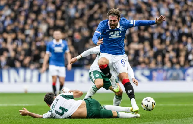 Joe Rothwell is making his Rangers debut in central midfield
