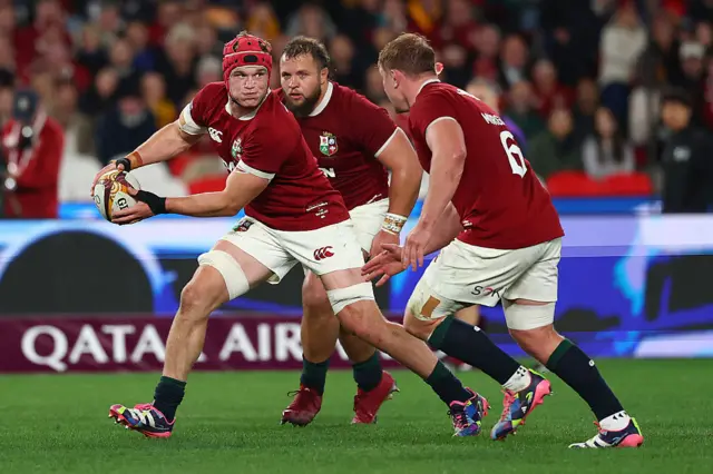 Josh van der Flier of the British and Irish Lions