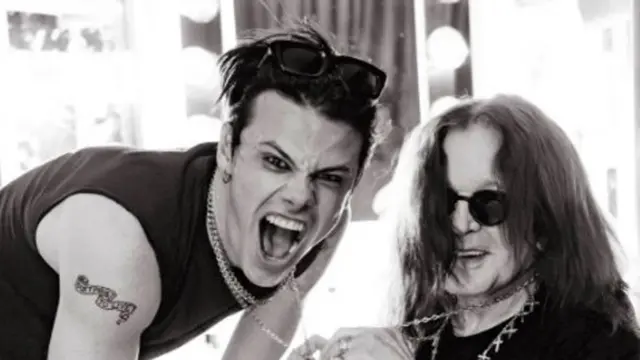 Singer Yungblud with Ozzy Osbourne