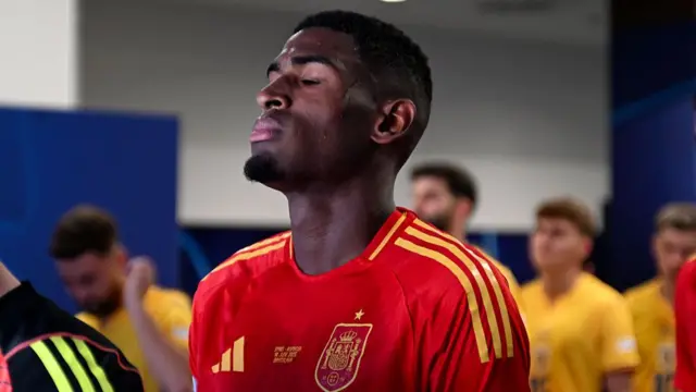 Cristhian Mosquera before playing for Spain Under-21s
