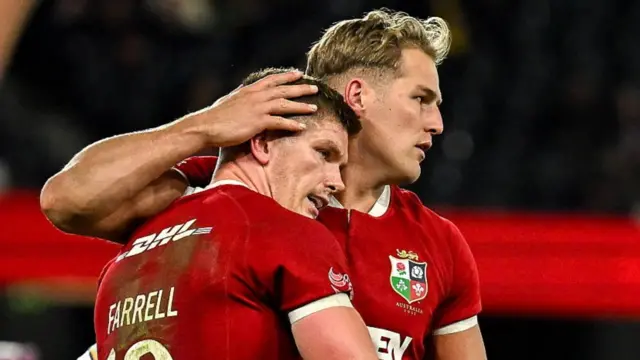 Duhan van der Merwe of the British & Irish lions