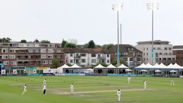 A floodlit Hove