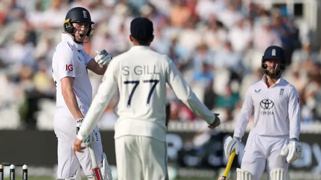 Zak Crawley, Shubman Gill and Ben Duckett