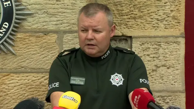 Police officer speaking
