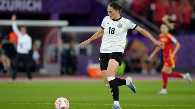 Giovanna Hoffmann midfield of Germany and RB Leipzig