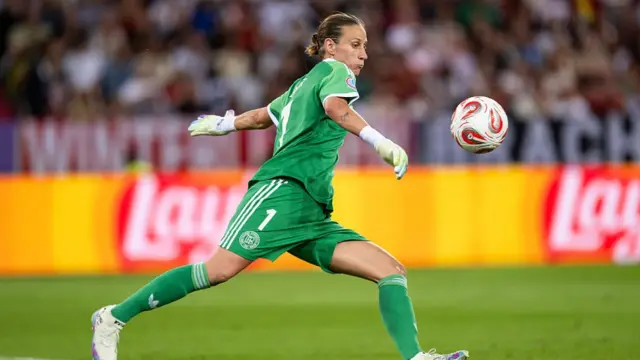 Ann-Katrin Berger of Germany in action