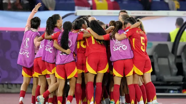 Aitana Bonmati midfield of Spain and FC Barcelona celebrates after scoring her sides first goal
