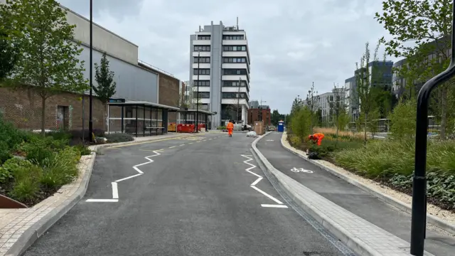 A view of the Fleming Way transport hub