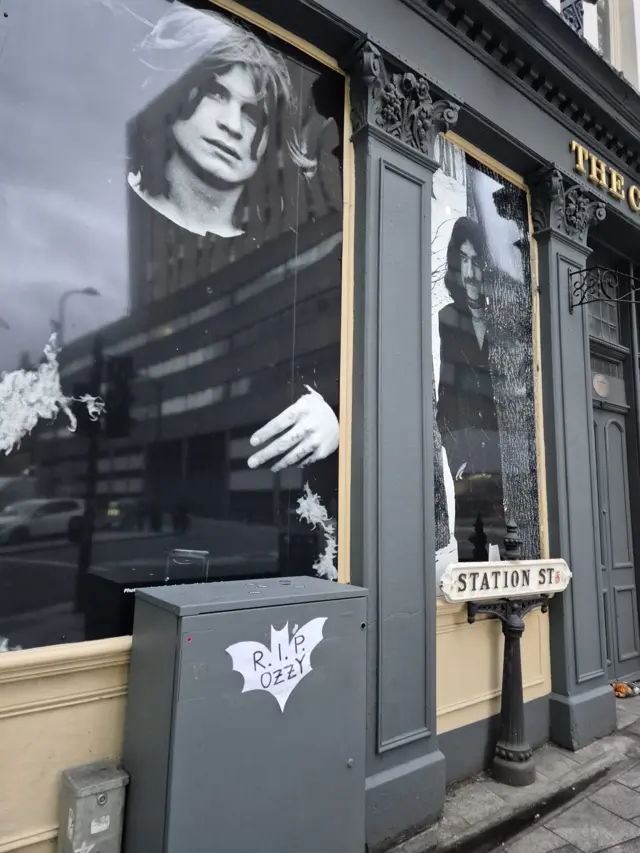 RIP Ozzy at The Crown pub