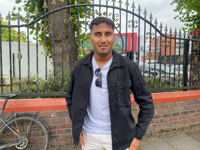 Azeem at Old Trafford