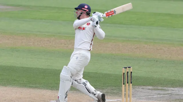 Simon Harmer batting for Essex at Sussex