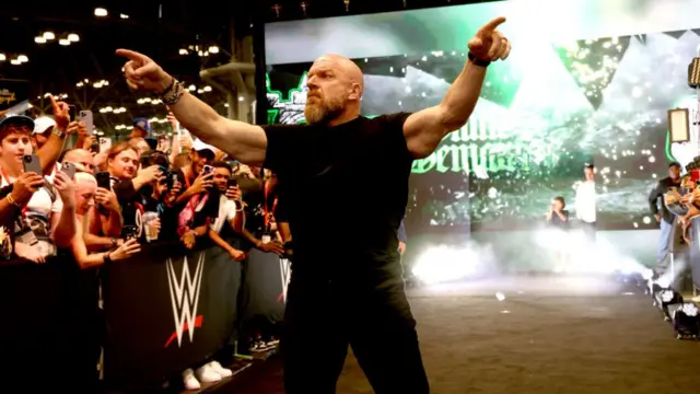 Paul "Triple H" Levesque attends the Fanatics Fest NYC 2024 at Jacob Javits Center on August 17, 2024 in New York City