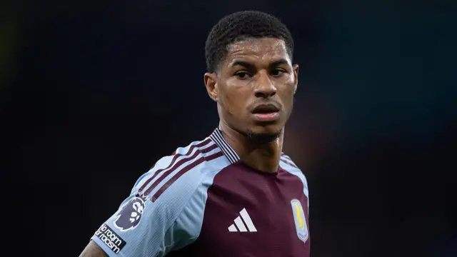 Marcus Rashford of Aston Villa