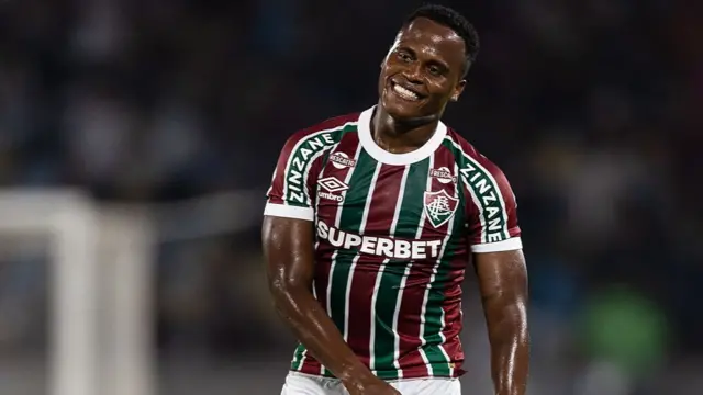 Jhon Arias right winger of Fluminense and Colombia